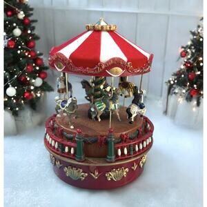 MR. CHRISTMAS CAROUSEL “Tidings of comfort and joy” Wind Up Music EUC 1160-57